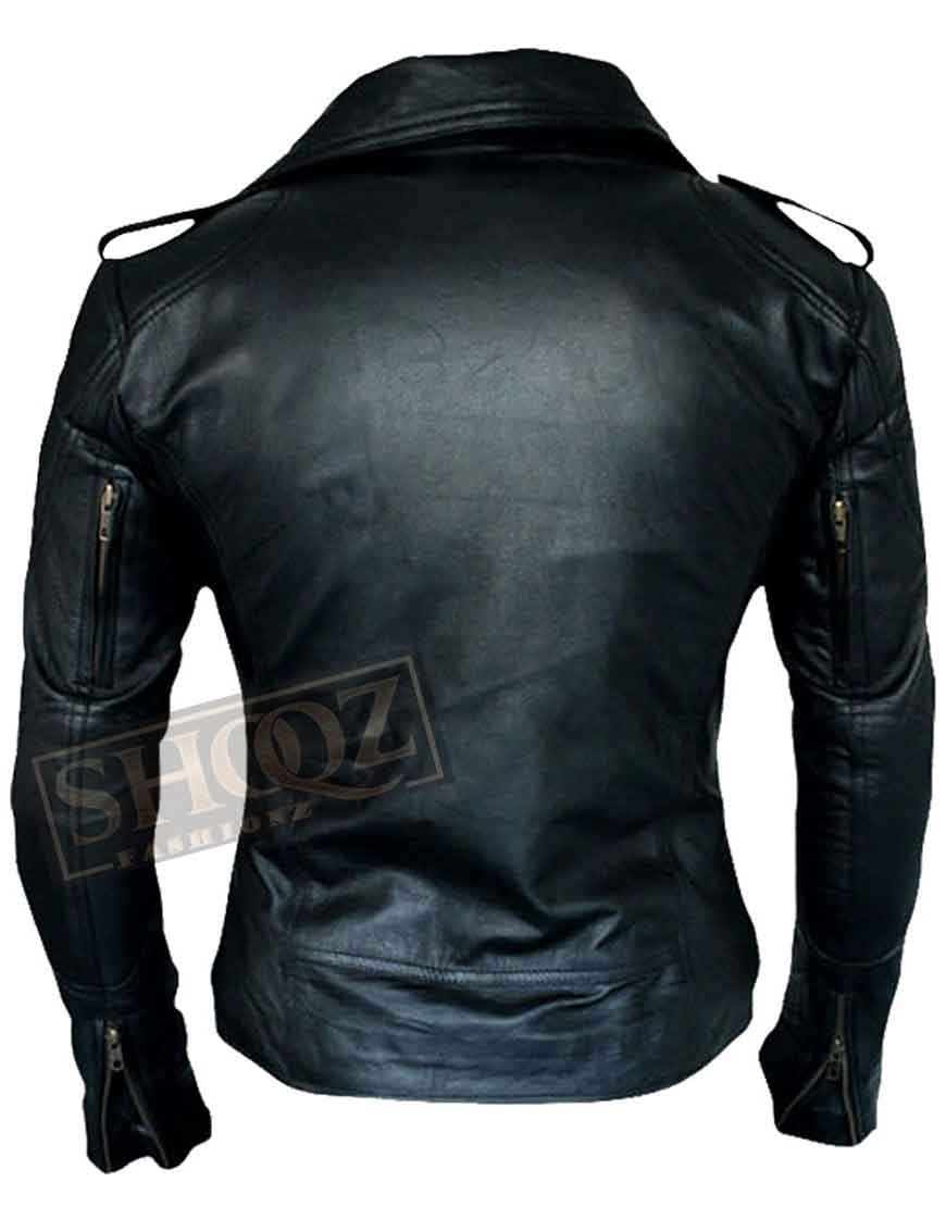 Terminator Genisys Emilia Clarke Leather Jacket